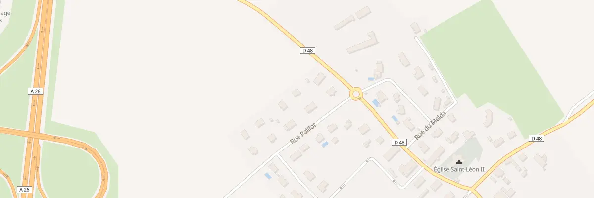 Plan du 6 Rue Paillot à Thennelières
