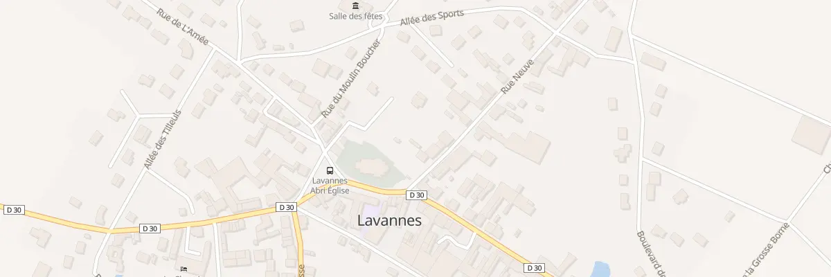 Plan du 5 Rue Neuve à Lavannes
