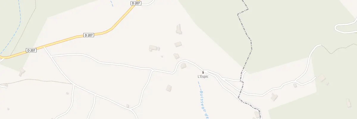 Plan du 6353 Les Plantades à Payzac