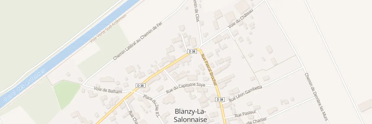 Plan du 10 Rue Theodore Guyot à Blanzy-la-Salonnaise