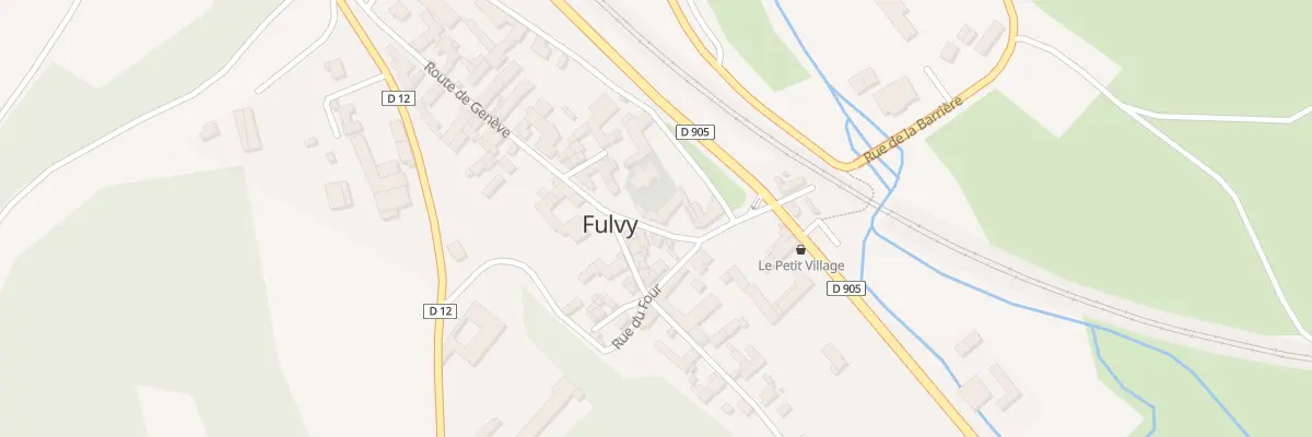 Plan du 34 Rte de Genève à Fulvy