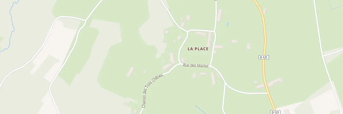 Plan du 345 La Place à Alligny-en-Morvan