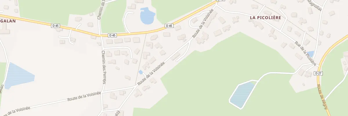 Plan du 193 Rte de la Voisinee à Pradines
