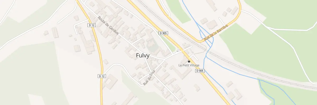 Plan du 36 Rte de Genève à Fulvy
