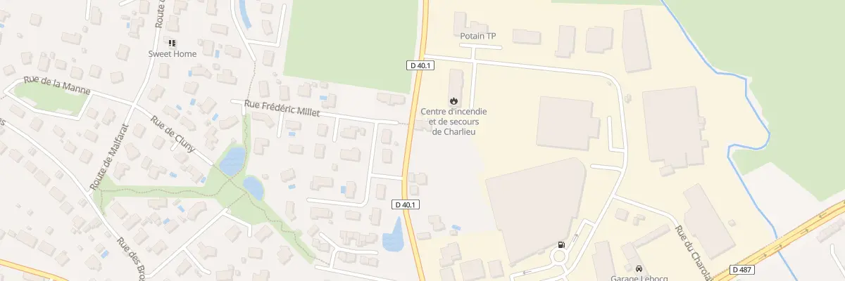Plan du 372 Rte de Saint Bonnet à Charlieu