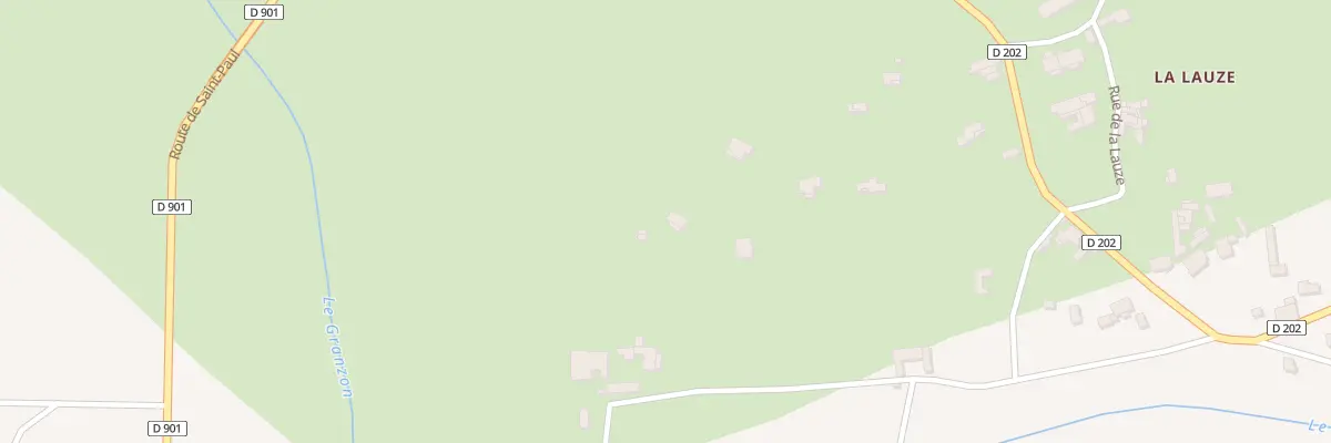 Plan du 5507 La Lauze à Banne