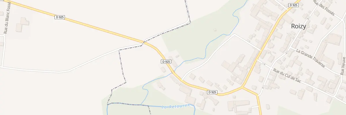 Plan du 5055 Le Village à Roizy