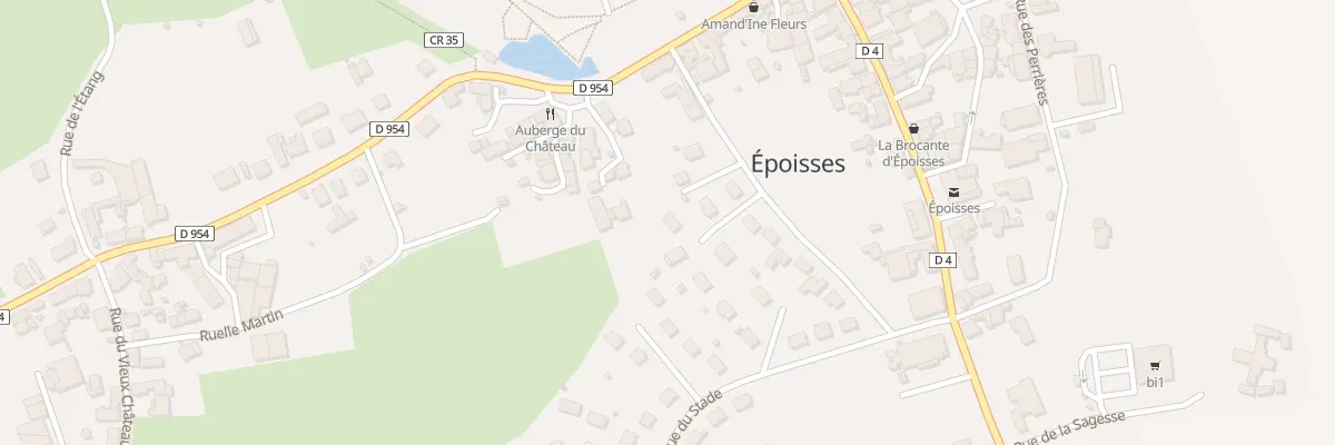 Plan du 4 Rue des Lilas à Époisses