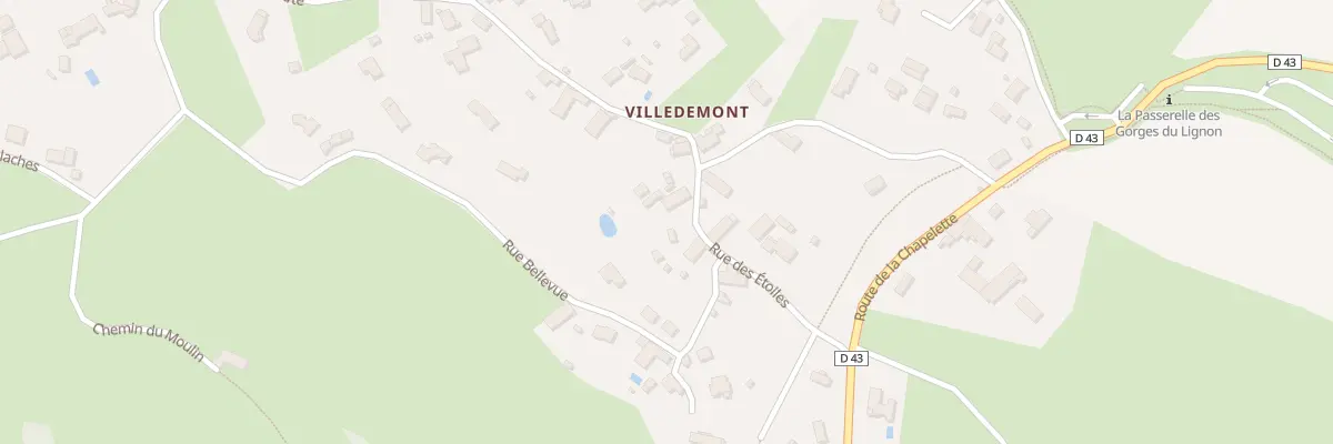 Plan du 5165 Villedemont à Grazac