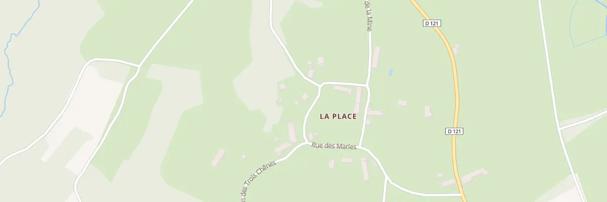 Plan du 345A La Place à Alligny-en-Morvan