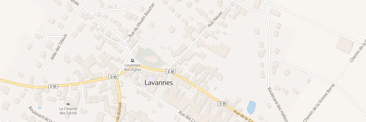 Plan du 2B Rue Neuve à Lavannes