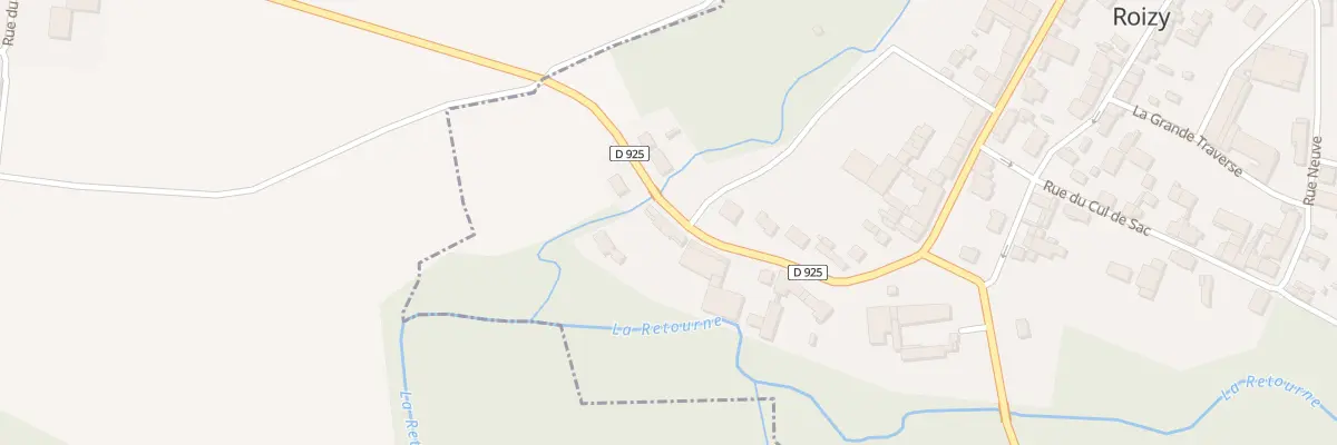 Plan du 5054A Le Village à Roizy