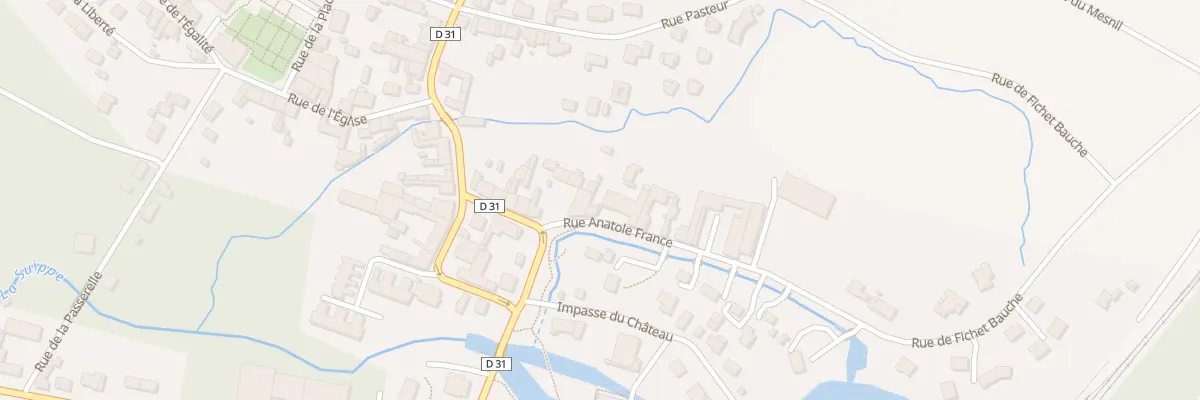 Plan du 3 Rue Anatole France à Bazancourt