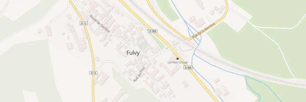 Plan du 36X Rte de Genève à Fulvy