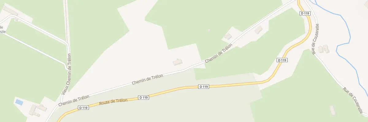 Plan du 4 Rue Vieux Chemin de Trélon à Eppe-Sauvage
