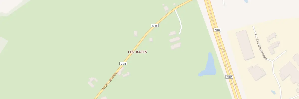 Plan du 985 Rte de Pinay à Pinay