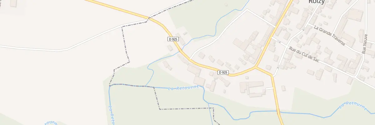 Plan du 5054 Le Village à Roizy