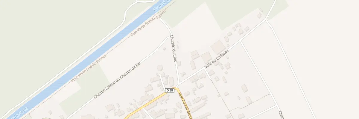 Plan du 2 Che du Clos à Blanzy-la-Salonnaise