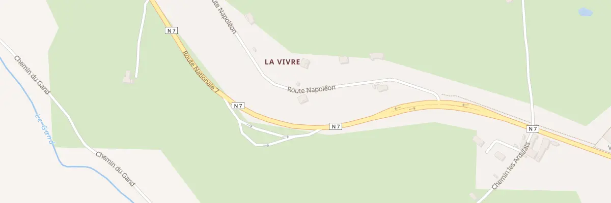 Plan du 193 Rte de Napoleon à Neaux