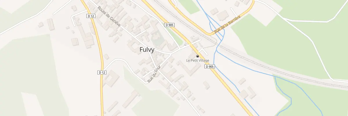 Plan du 29 Rte de Genève à Fulvy