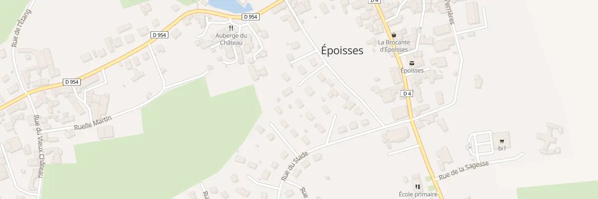 Plan du 5 Rue des Lilas à Époisses
