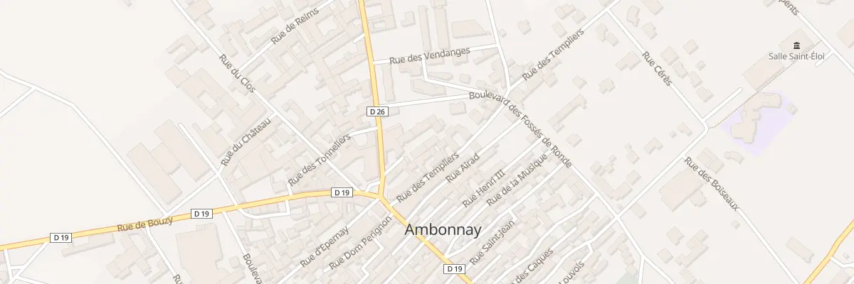 Plan du 5 Rue des Templiers à Ambonnay