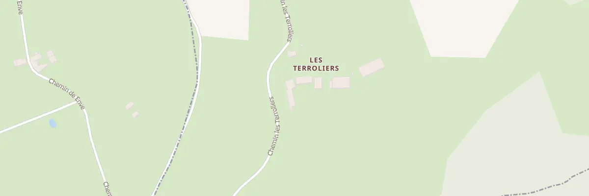 Plan du 1885 Che les Terroliers à Neaux