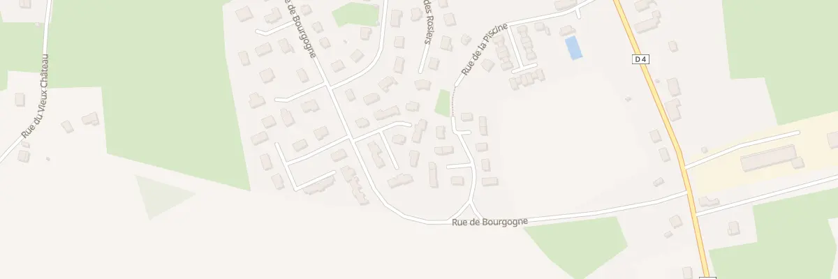 Plan du 4 Rue de Savigny à Époisses