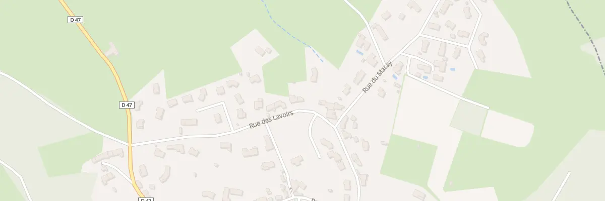 Plan du 6B Rue des Lavoirs aux Villettes