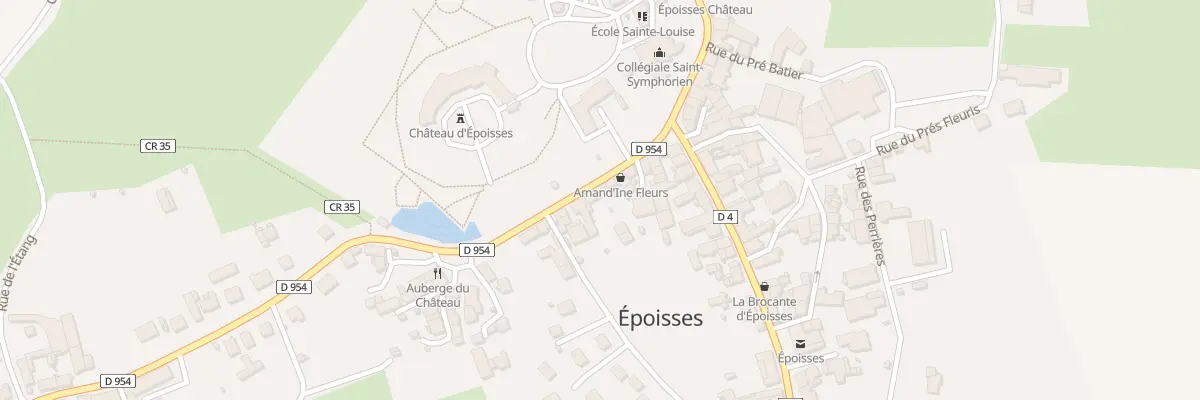 Plan du 7 Rue des Eperons à Époisses