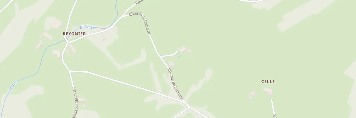 Plan du 215 Che de Ladrette à Araules