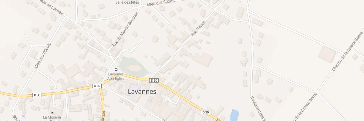 Plan du 2 Rue Neuve à Lavannes