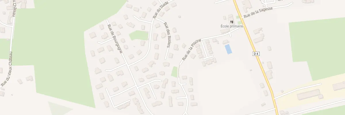 Plan du 11 Rue des Rosiers à Époisses
