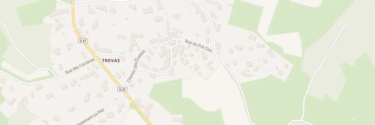Plan du 25 Rue du Pré Clos aux Villettes
