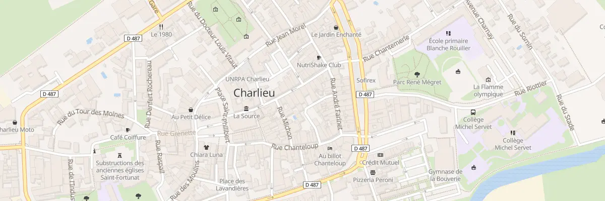 Plan du 18 Rue Charles de Gaulle à Charlieu