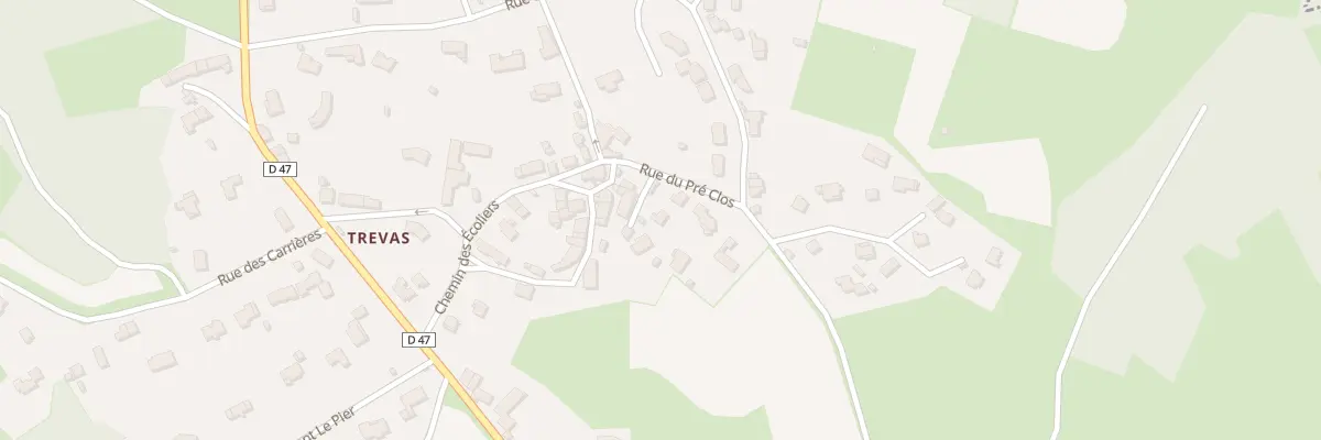 Plan du 23 Rue du Pré Clos aux Villettes