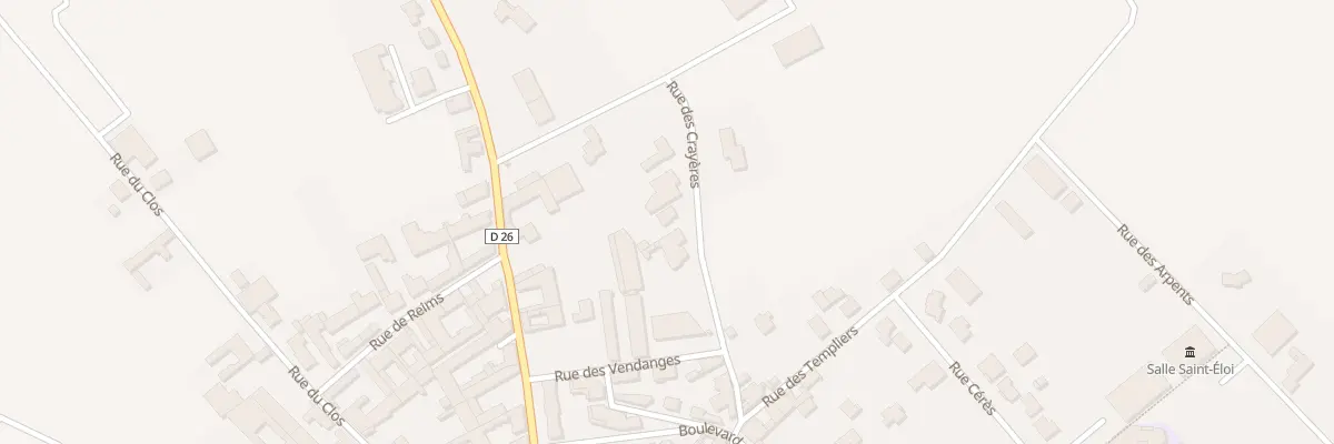 Plan du 5 Rue des Crayères à Ambonnay