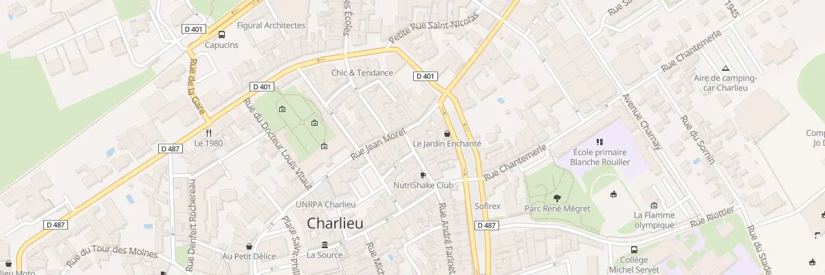 Plan du 36 Rue Jean Morel à Charlieu