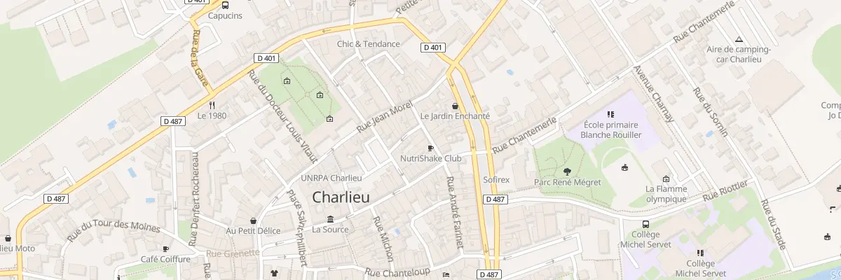 Plan du 33 Rue André Farinet à Charlieu