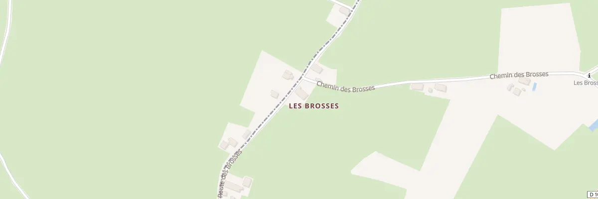 Plan du 8 Rte des Brosses à Oyé