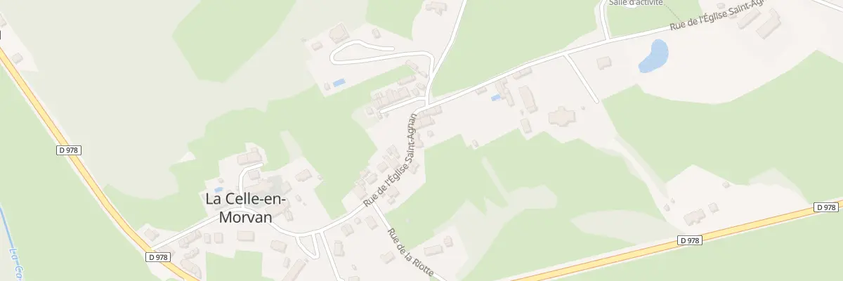 Plan du 5156 Le Magny à La Celle-en-Morvan