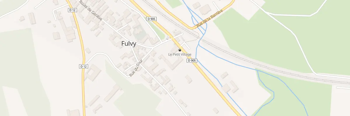 Plan du 33 Rte de Genève à Fulvy