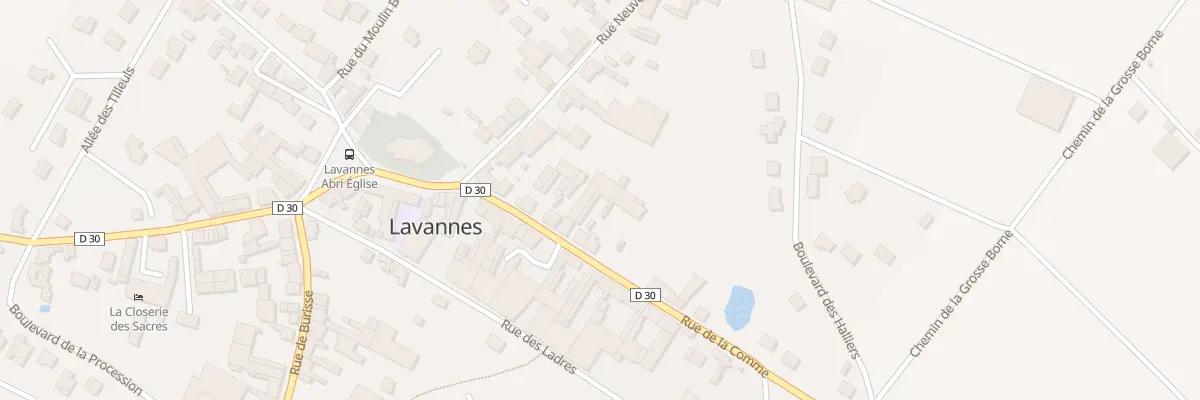 Plan du 7 Rue de la Comme à Lavannes