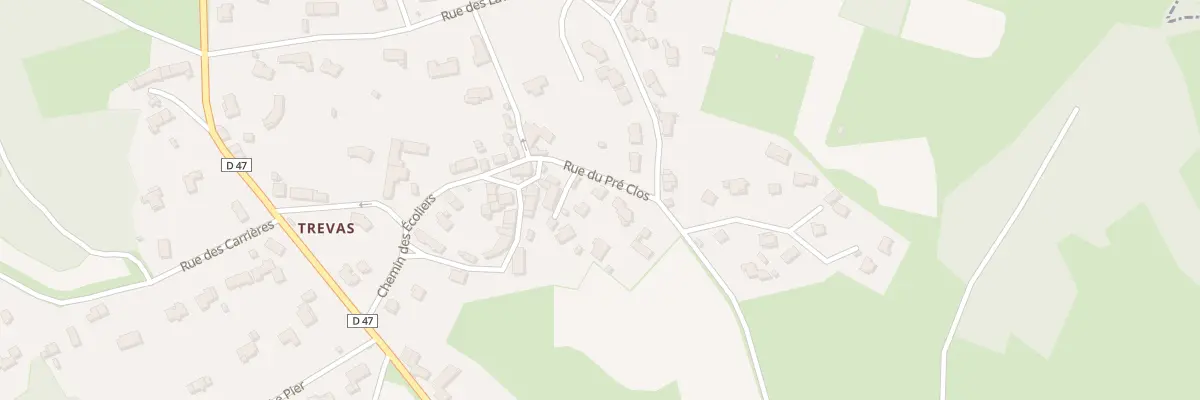 Plan du 21 Rue du Pré Clos aux Villettes