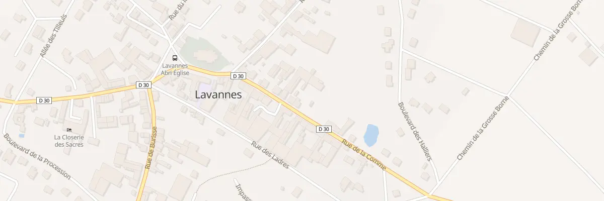 Plan du 9 Rue de la Comme à Lavannes