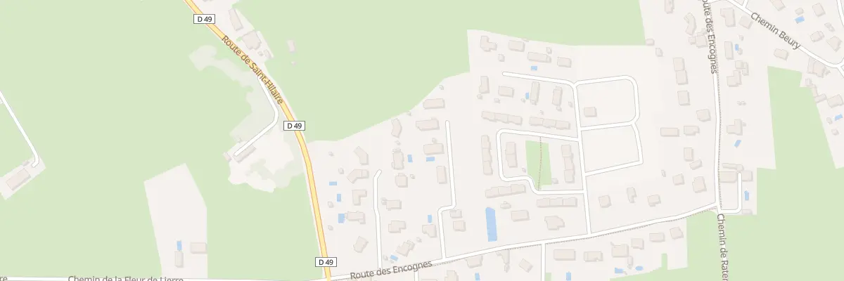 Plan du 806 Rte des Encognes à Chandon