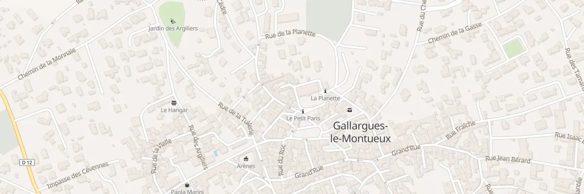 Plan du 3 Rue de la Tour Royale à Gallargues-le-Montueux