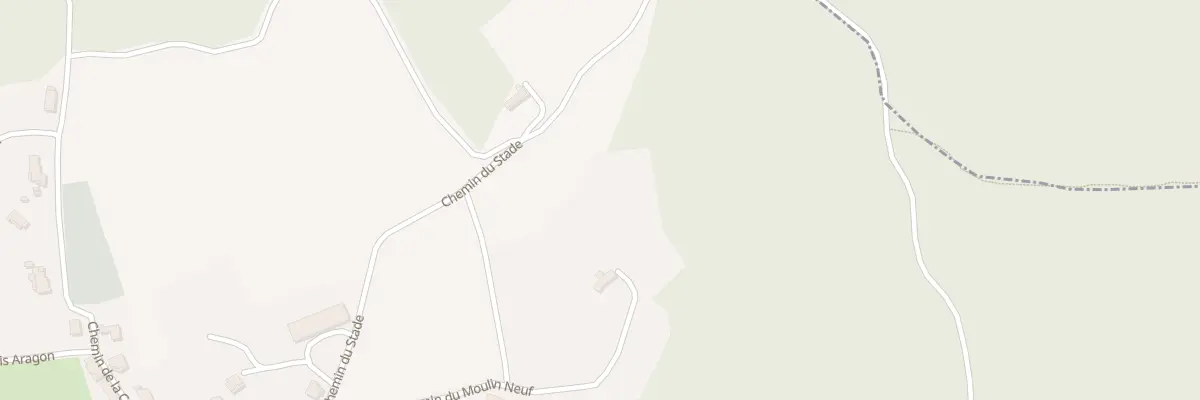 Plan du 383 Che du Moulin Neuf à Domessargues