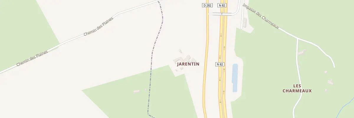 Plan du 5098 Jarentin à Saint-Marcel-de-Félines
