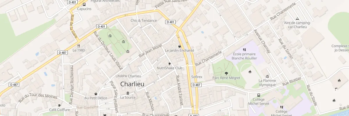 Plan du 32 Rue André Farinet à Charlieu